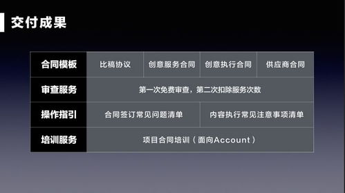 法律服務產品的關鍵是 提前定義 服務內容